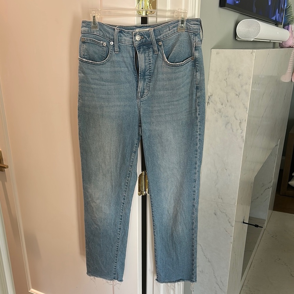 Madewell Women's Skinny Jeans in Light Blue